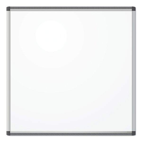 U Brands PINIT Magnetic Dry Erase Board, 36 x 36, White 2806U00-01